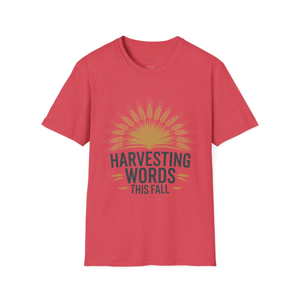 Harvesting Words This Fall" T-Shirt – A Perfect Tee for Speech-Language Pathologists! (Unisex Softstyle T-Shirt)