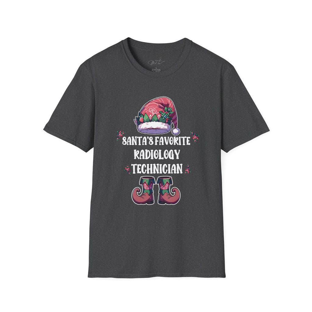 Santa's Favorite Radiology Technician Holiday T-Shirt
