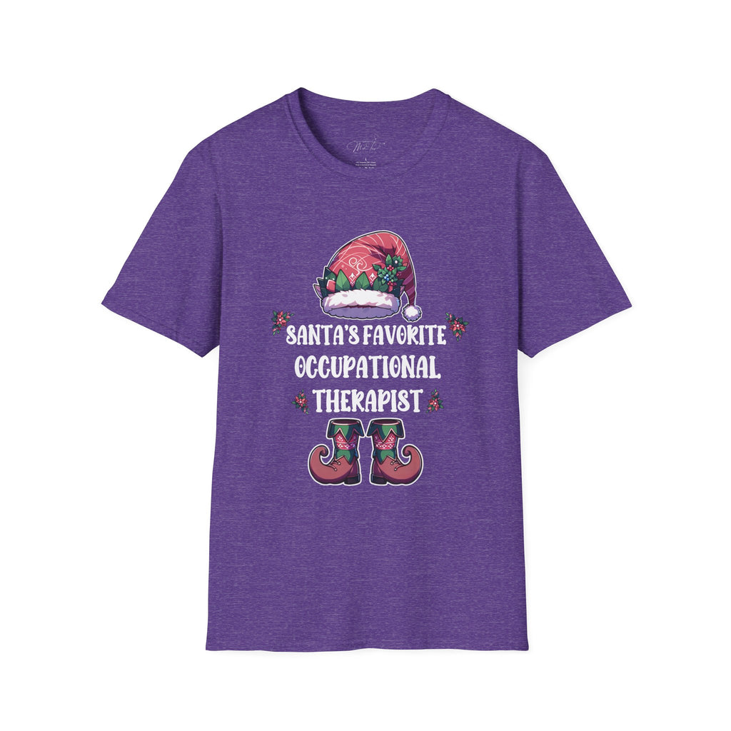 Santa's Favorite Occupational Therapist Holiday T-Shirt