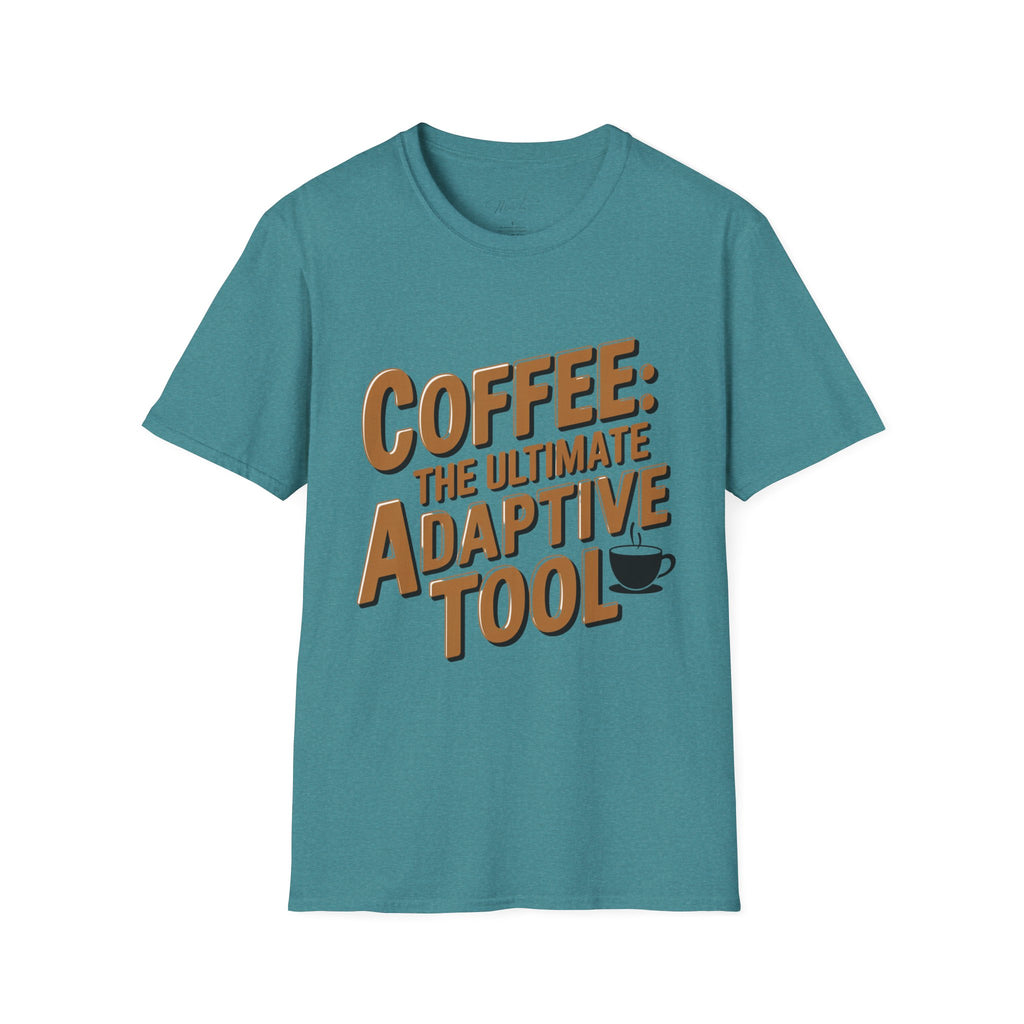 Coffee: The Ultimate Adaptive Tool T-Shirt – For Occupational Therapists Who Power Through with Coffee! (Unisex Softstyle T-Shirt)