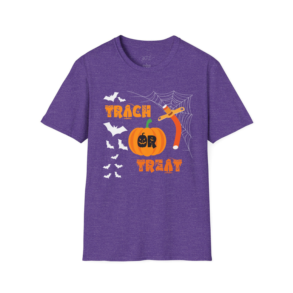 🎃 Trach or Treat T-shirt: Celebrate Halloween in Respiratory Style! 👻  (Unisex Softstyle)