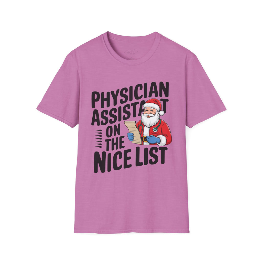 Physician Assistant on the Nice List Christmas T-Shirt
