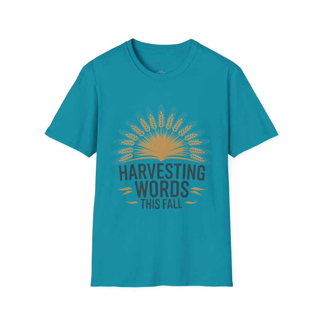 Harvesting Words This Fall" T-Shirt – A Perfect Tee for Speech-Language Pathologists! (Unisex Softstyle T-Shirt)
