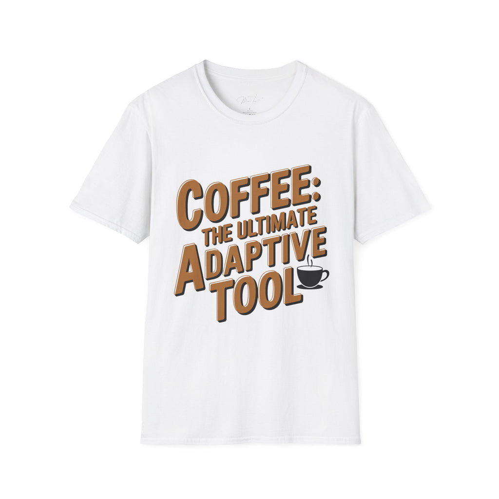 Coffee: The Ultimate Adaptive Tool T-Shirt – For Occupational Therapists Who Power Through with Coffee! (Unisex Softstyle T-Shirt)