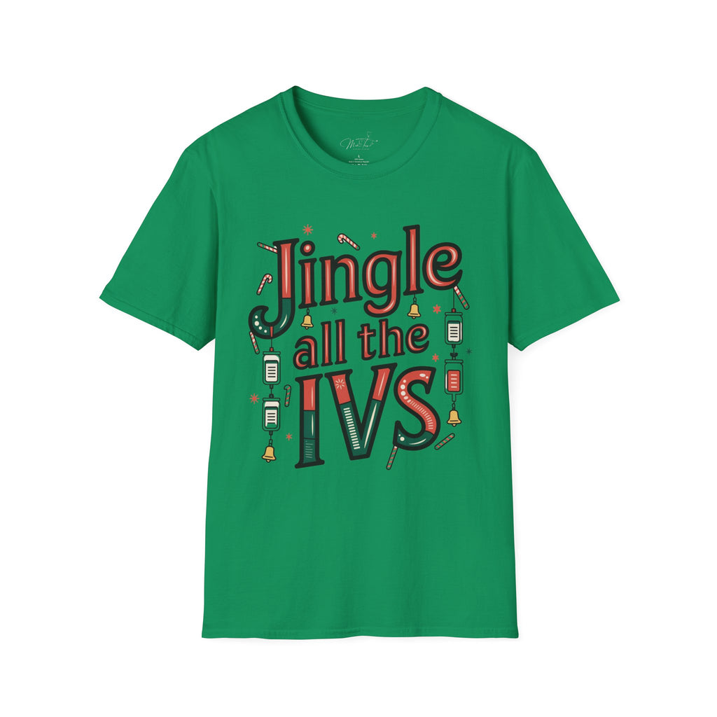 Jingle All the IVs Holiday T-Shirt