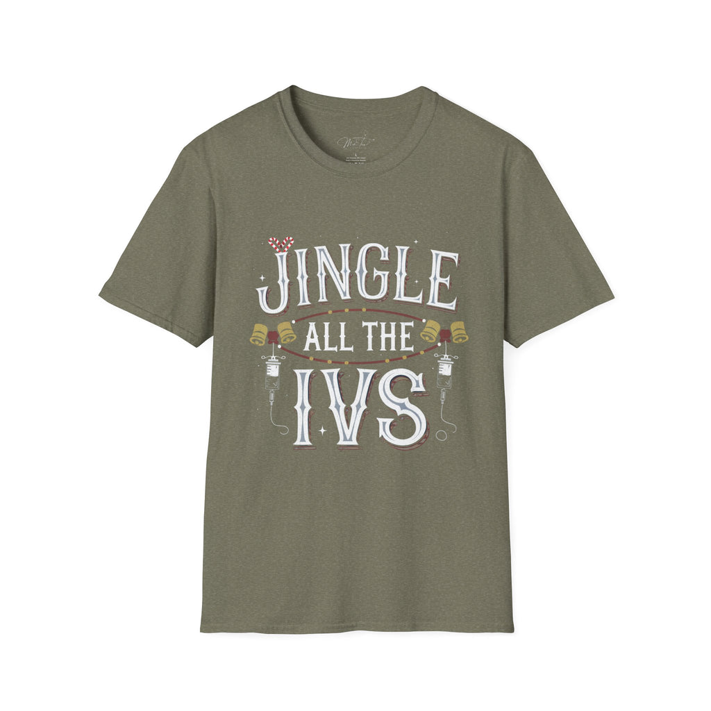 Jingle All the IVs Holiday Healthcare T-Shirt