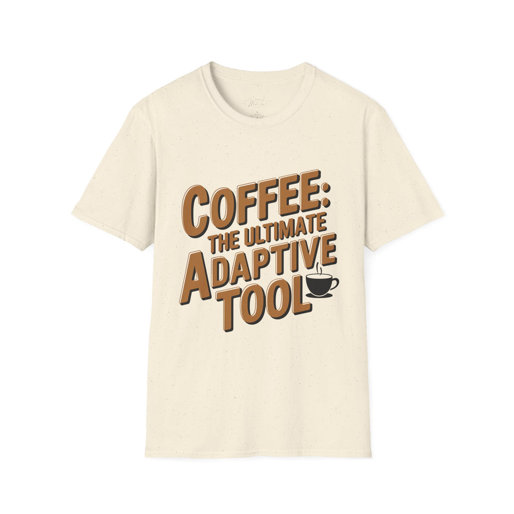 Coffee: The Ultimate Adaptive Tool T-Shirt – For Occupational Therapists Who Power Through with Coffee! (Unisex Softstyle T-Shirt)