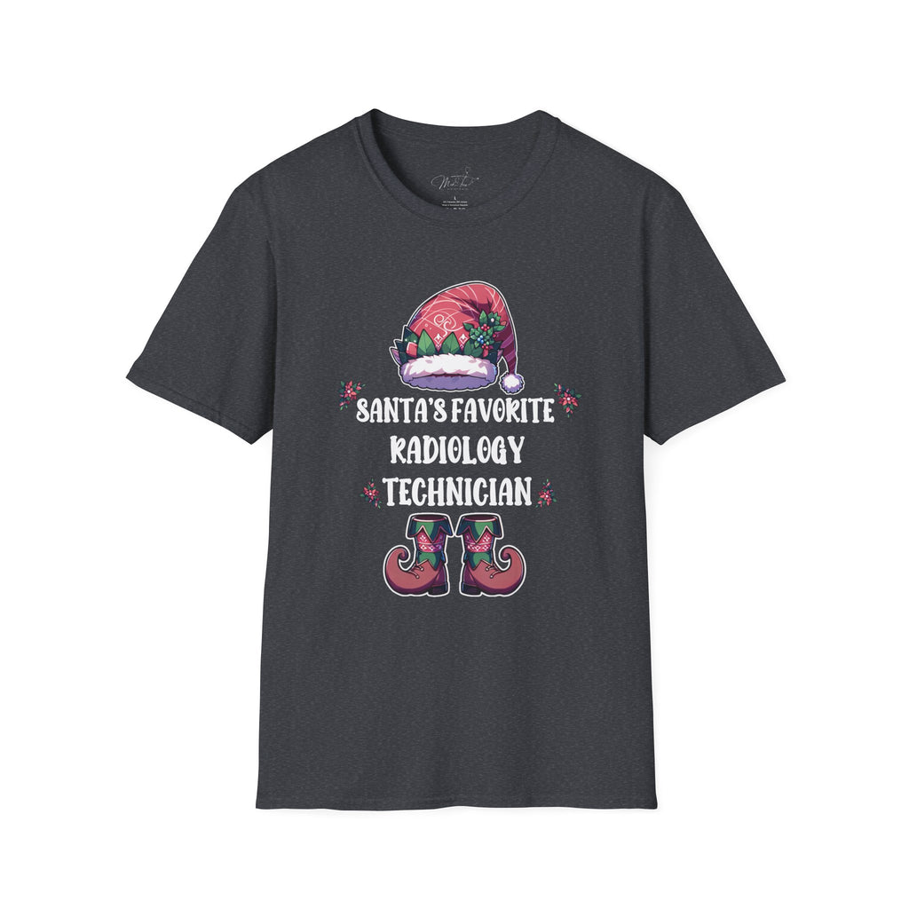 Santa's Favorite Radiology Technician Holiday T-Shirt