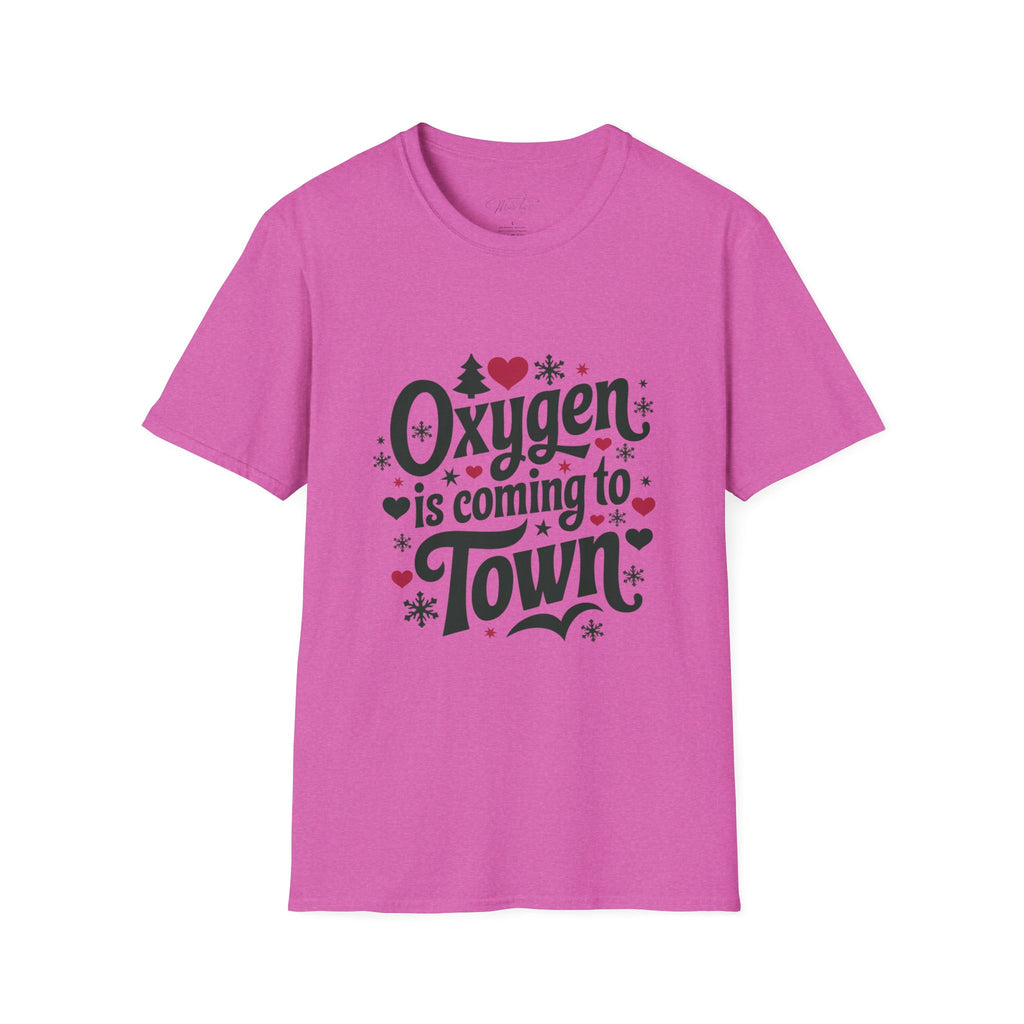 Oxygen is Coming to Town Respiratory Holiday T-Shirt