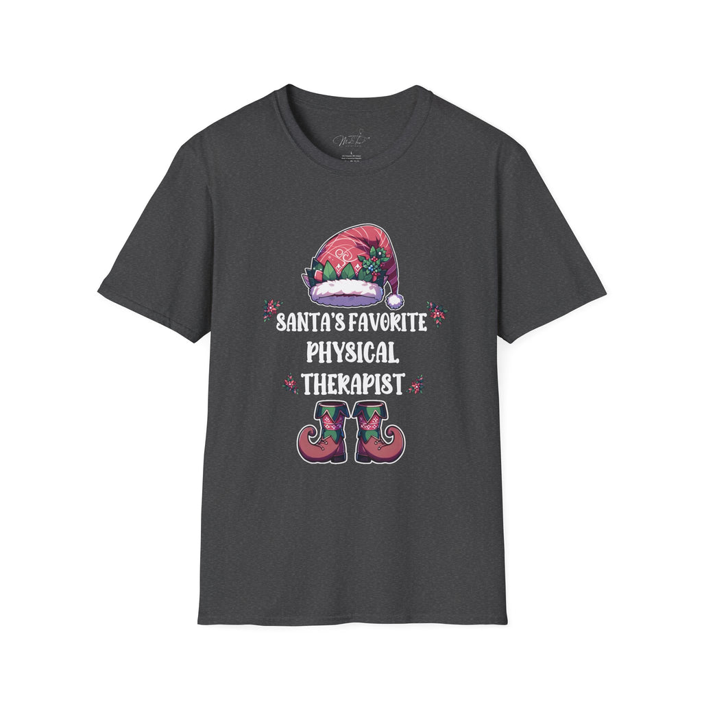 Santa's Favorite Physical Therapist Holiday T-Shirt