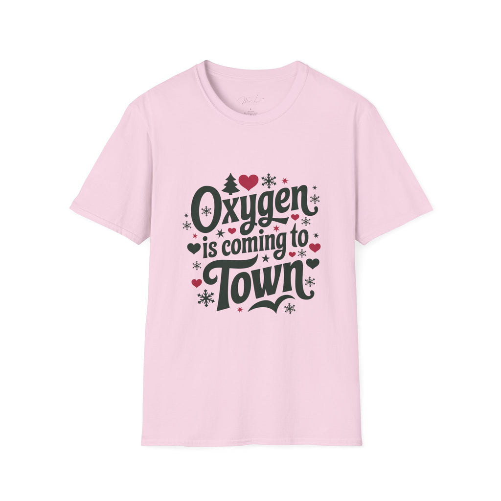 Oxygen is Coming to Town Respiratory Holiday T-Shirt