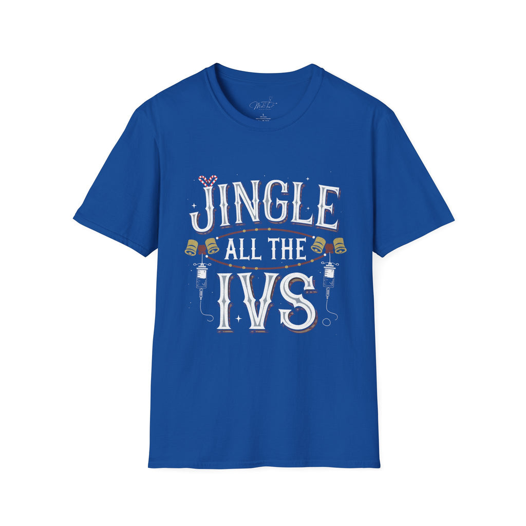 Jingle All the IVs Holiday Healthcare T-Shirt