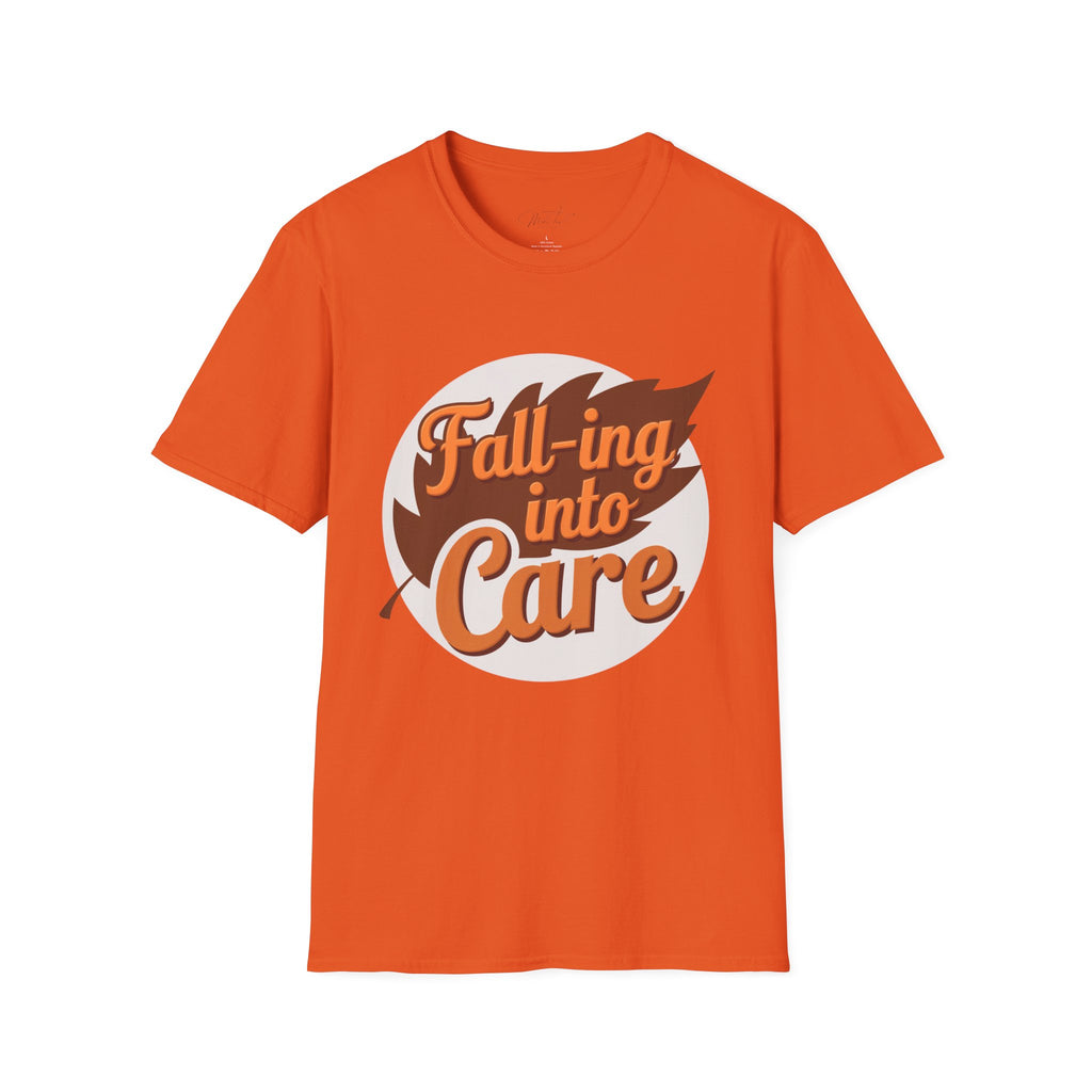 Fall into Science T-Shirt – Perfect for Medical Lab Technicians! (Unisex Softstyle T-Shirt)
