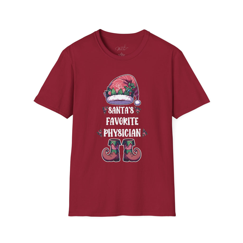 Santa's Favorite Physician Holiday T-Shirt