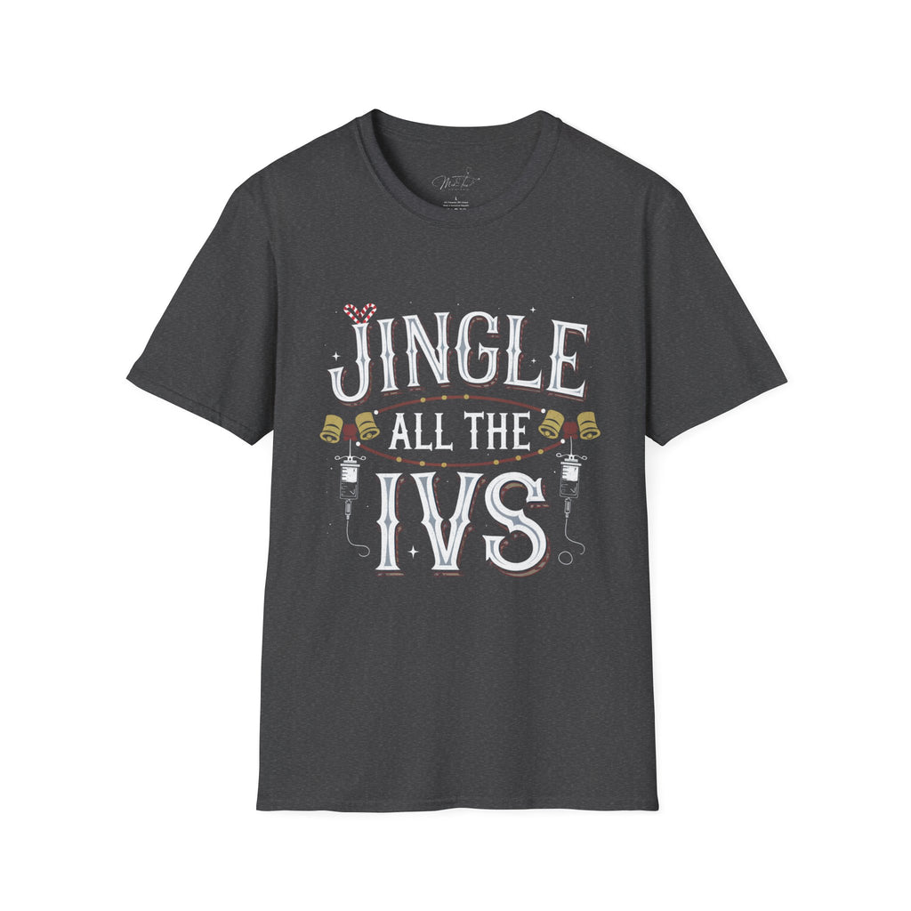 Jingle All the IVs Holiday Healthcare T-Shirt
