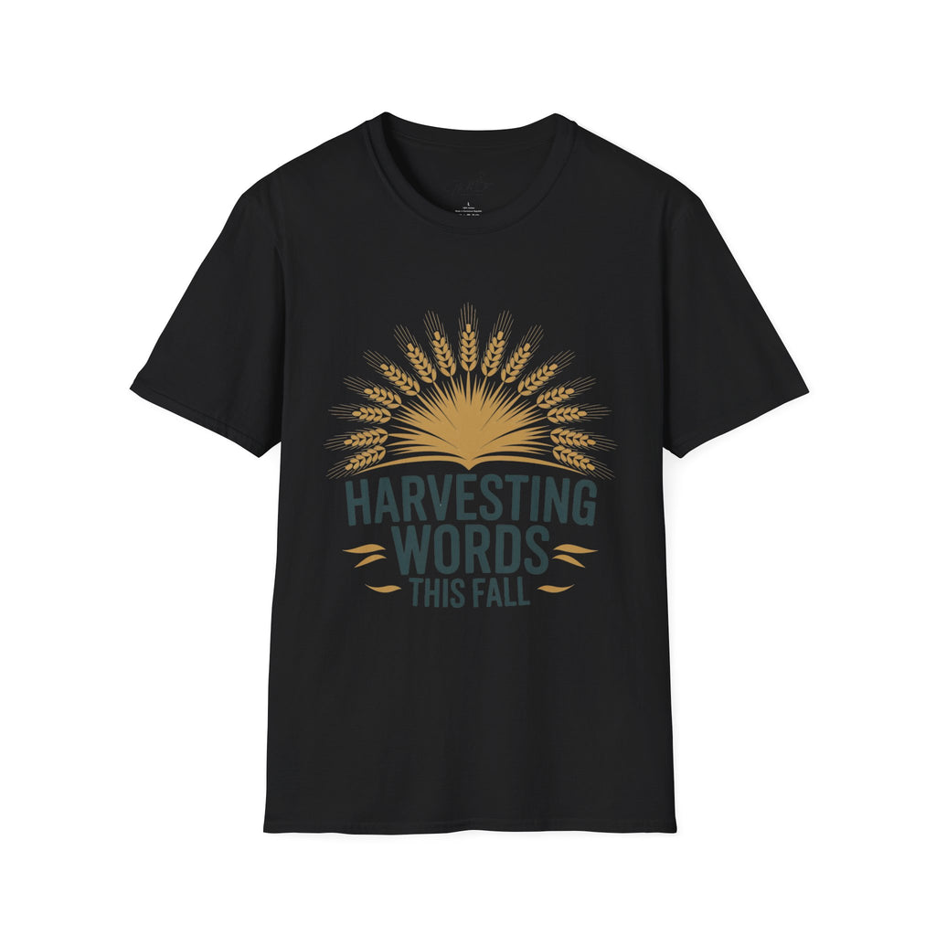 Harvesting Words This Fall" T-Shirt – A Perfect Tee for Speech-Language Pathologists! (Unisex Softstyle T-Shirt)