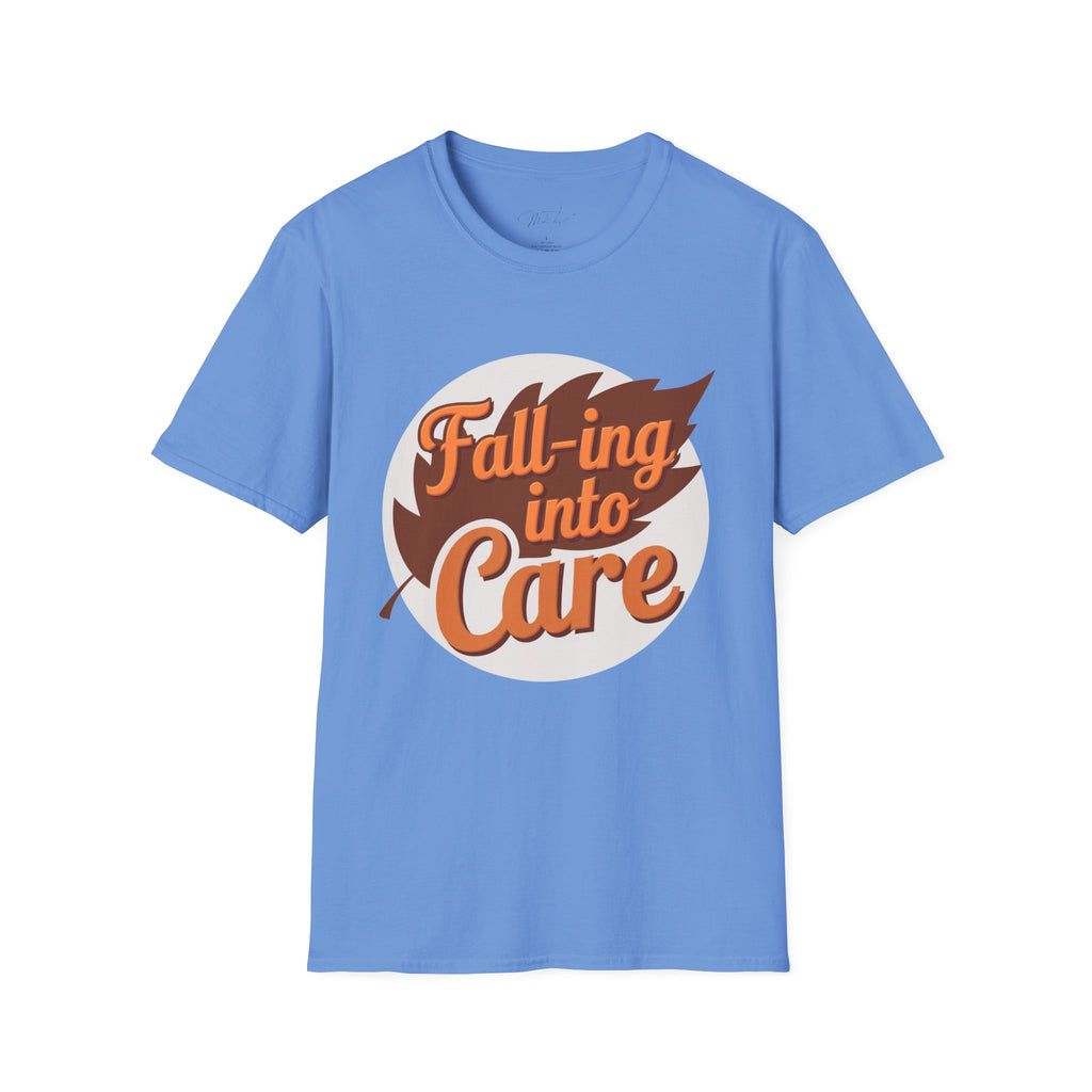 Fall into Science T-Shirt – Perfect for Medical Lab Technicians! (Unisex Softstyle T-Shirt)