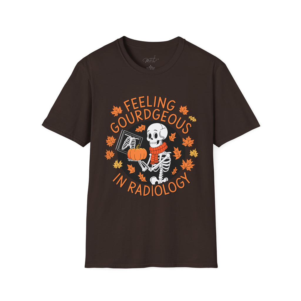 Feeling Gourdgeous in Radiology T-Shirt – Fall Fun for Radiology Pros! (Unisex Softstyle T-Shirt)
