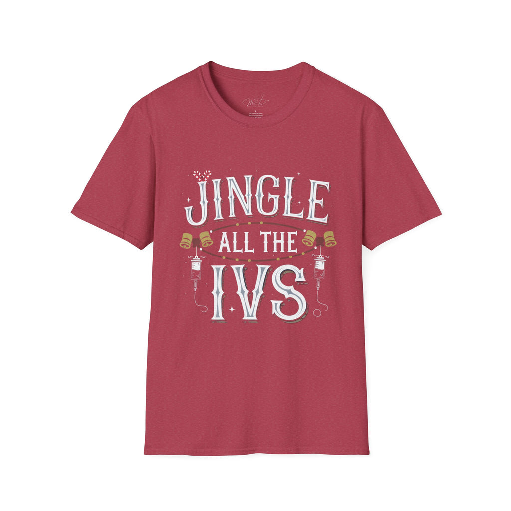 Jingle All the IVs Holiday Healthcare T-Shirt