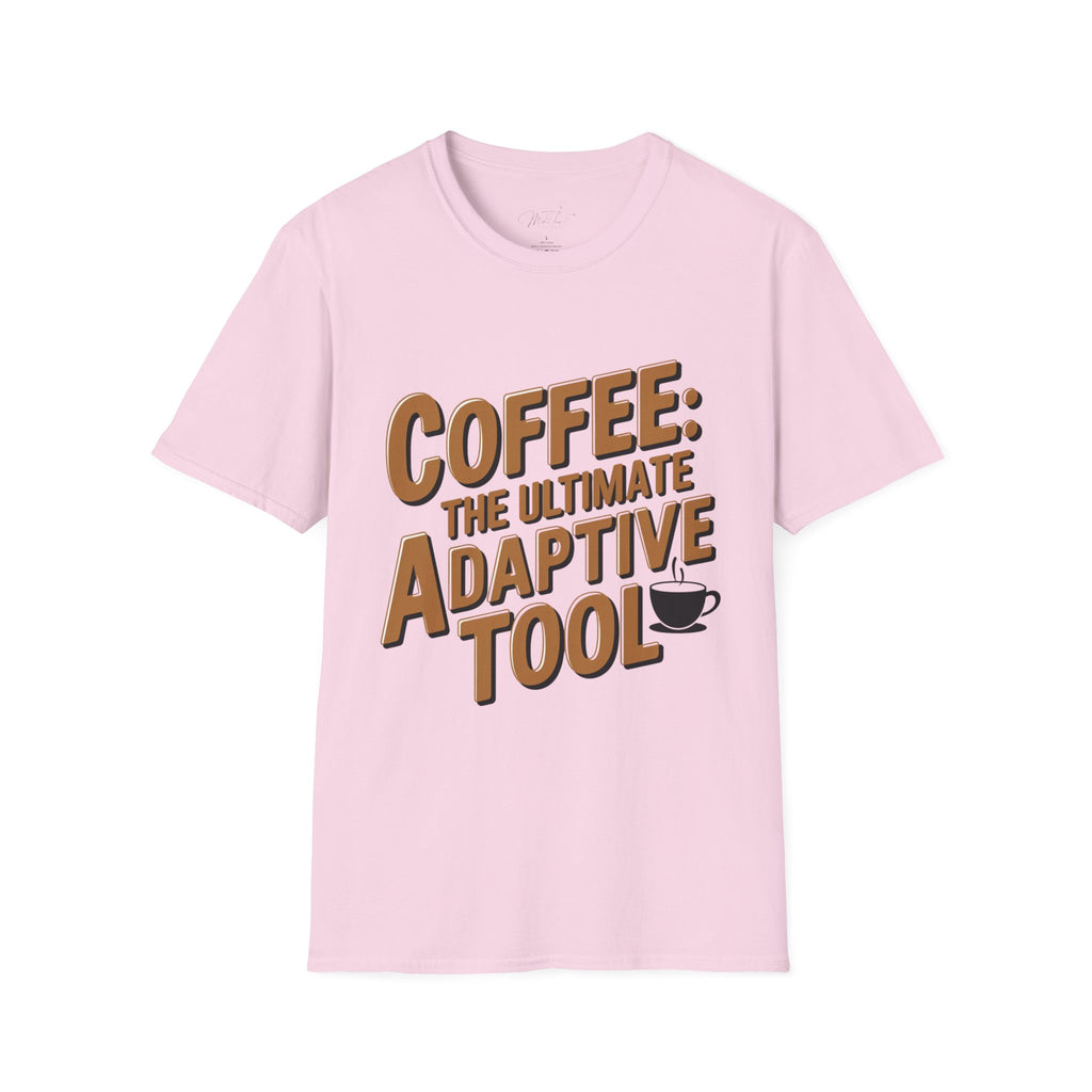 Coffee: The Ultimate Adaptive Tool T-Shirt – For Occupational Therapists Who Power Through with Coffee! (Unisex Softstyle T-Shirt)