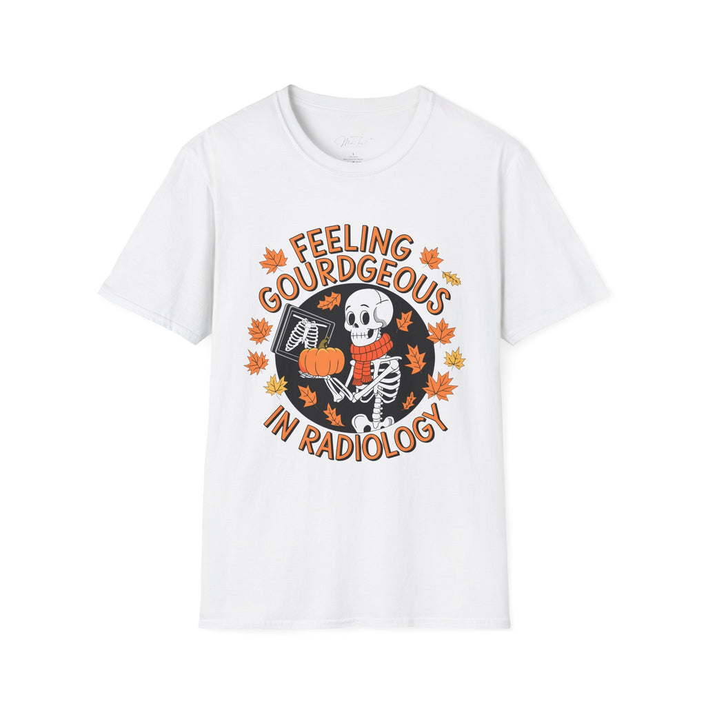 Feeling Gourdgeous in Radiology T-Shirt – Fall Fun for Radiology Pros! (Unisex Softstyle T-Shirt)