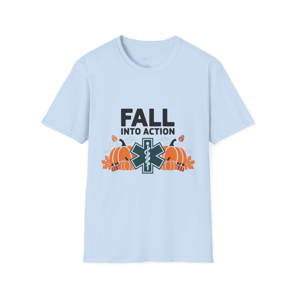 Fall Into Action Paramedic T-Shirt – Stay Ready for Every Season! (Unisex Softstyle T-Shirt)