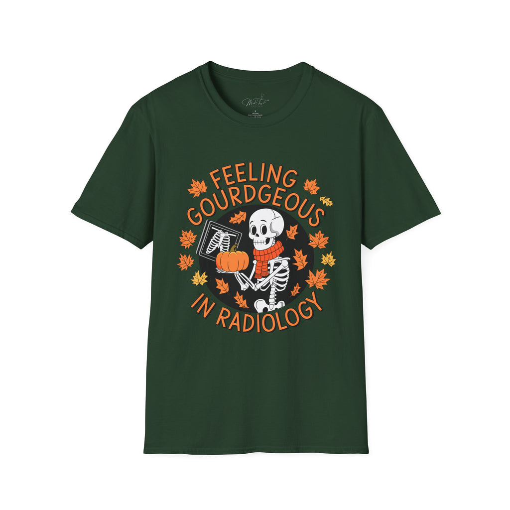 Feeling Gourdgeous in Radiology T-Shirt – Fall Fun for Radiology Pros! (Unisex Softstyle T-Shirt)