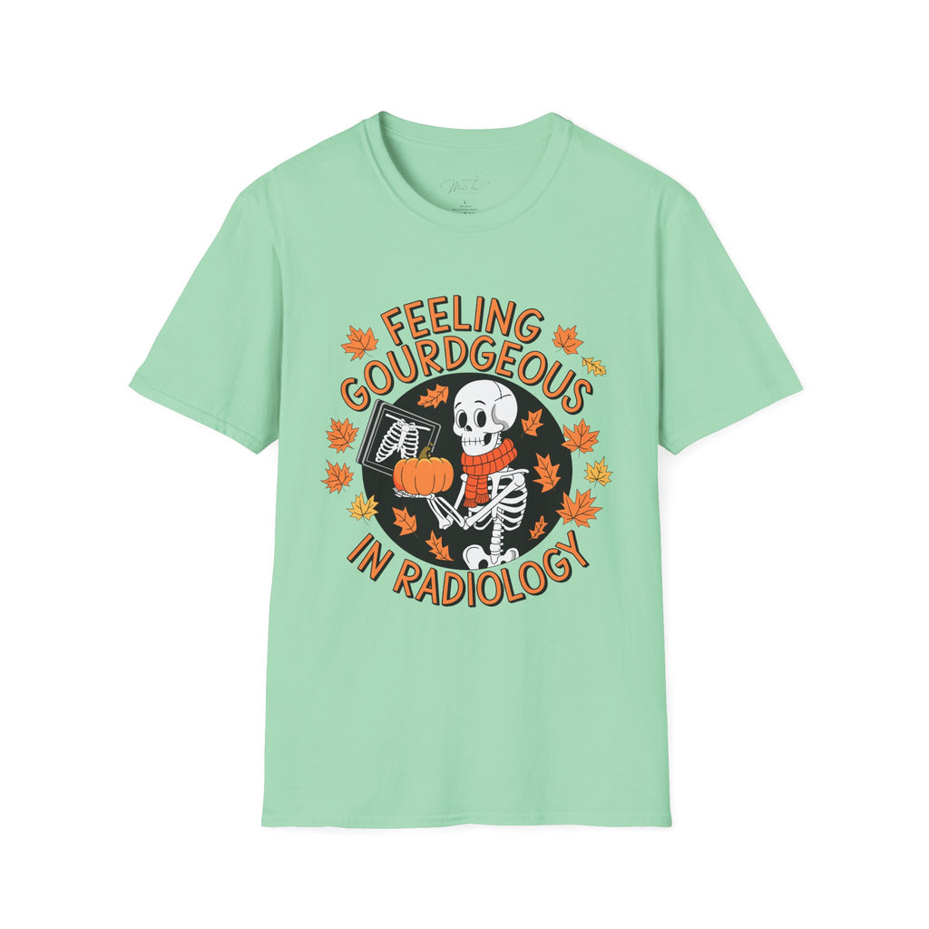 Feeling Gourdgeous in Radiology T-Shirt – Fall Fun for Radiology Pros! (Unisex Softstyle T-Shirt)