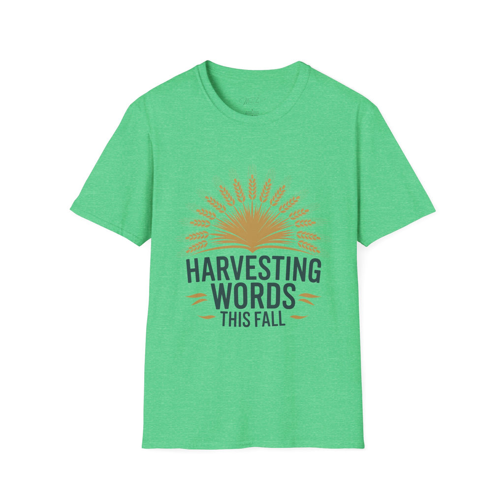 Harvesting Words This Fall" T-Shirt – A Perfect Tee for Speech-Language Pathologists! (Unisex Softstyle T-Shirt)