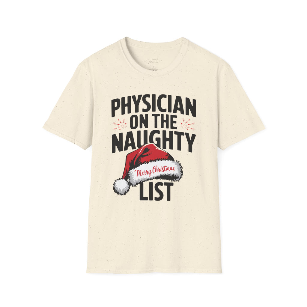 Physician on the Naughty List Christmas T-Shirt