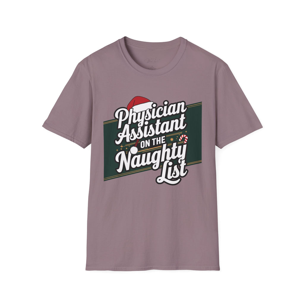 Physician Assistant on the Naughty List Christmas T-Shirt