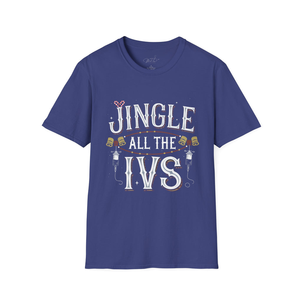 Jingle All the IVs Holiday Healthcare T-Shirt