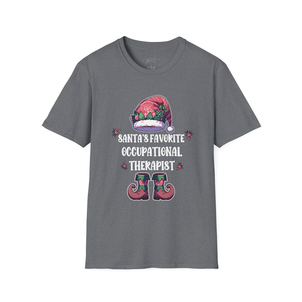 Santa's Favorite Occupational Therapist Holiday T-Shirt