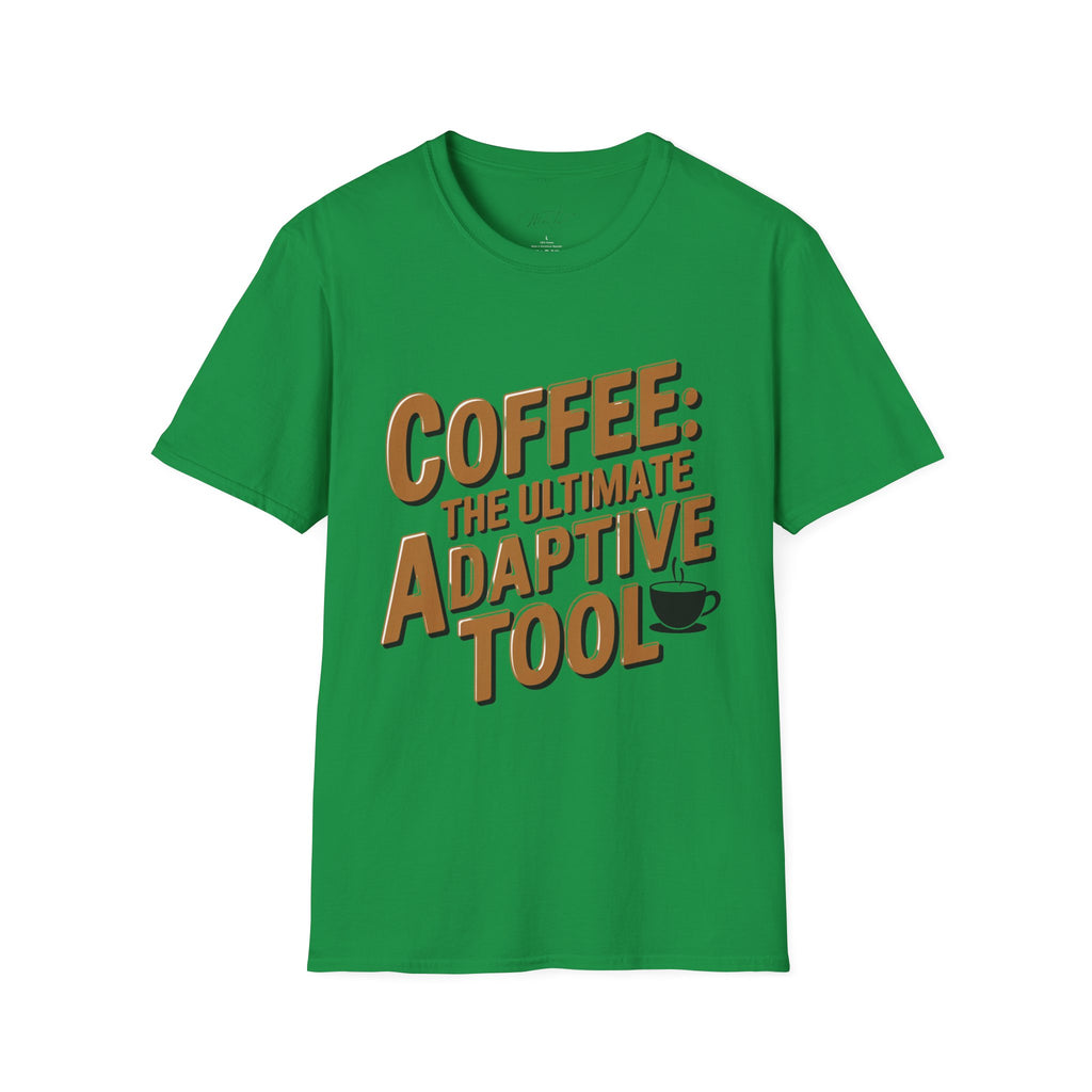 Coffee: The Ultimate Adaptive Tool T-Shirt – For Occupational Therapists Who Power Through with Coffee! (Unisex Softstyle T-Shirt)